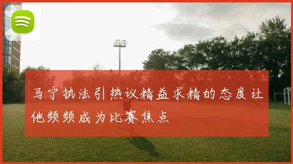 马宁执法引热议精益求精的态度让他频频成为比赛焦点